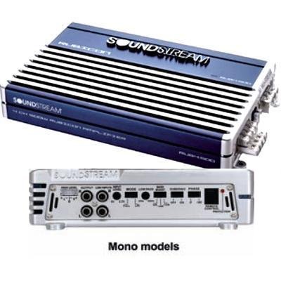 Soundstream RUB1.1000D Class D 1000-Watt Mono Amplifier (Blue)