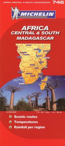Michelin Map Africa Central South and Madagascar 746 (w/cover)