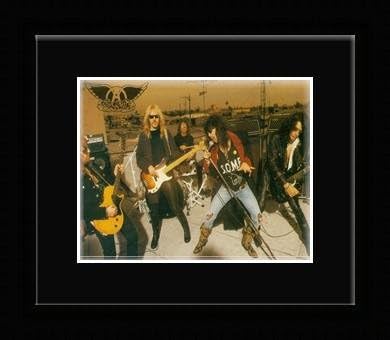 Aerosmith - Gig Framed and Mounted Print - 18x23cm
