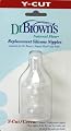 Dr. Brown's Natural Flow Y-Cut Standard Nipple, 3 Pack