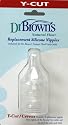 Dr. Brown's Natural Flow Y-Cut Standard Nipple, 3 Pack