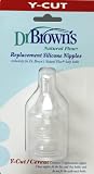 Dr. Brown's Natural Flow Y-Cut Standard Nipple, 3 Pack