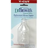 Dr. Brown's Natural Flow Y-Cut Standard Nipple, 3... by Dr. Brown's