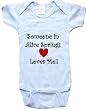 SOMEONE IN ALICE SPRINGS LOVES ME - ALICE SPRINGS BABY - City Series - White, Blue or Pink Onesie / Baby T-shirt