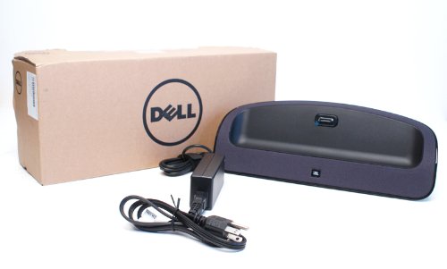 Genuine Dell Inspiron Duo WMFD4 Audio Charging Docking Station Platform Pedestal Base, Compatible Dell Part/Model Numbers: FCFGJ, 331-1339, Transforms The Inspiron Duo Into An Alarm Clock or Digital Picture Frame, Charges The System When Not In Use, JBL Designed and Certified 7 Watt Stereo Speakers With Built-In Subwoofer