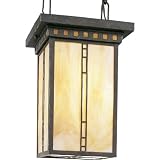 Progress Lighting P3613-46 3-Light Foyer with Light Honey Art Glass and Par or R20 Lamps, Weathered Bronze