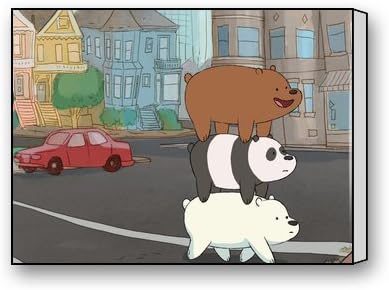 DIY Home Decor We Bare Bears Custom Movie Poster Canvas Prints 16X12 Inch