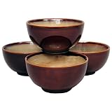 Nova Set of 4 Bowls - Brown