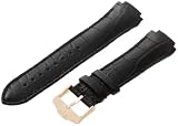 TechnoMarine 1850G NeoClassic 16 mm Black Alligator Leather Strap with Single Buckle