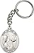 Bonyak Jewelry Silver-Plated Oxide Our Lady of Star of the Sea Keychain