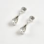 Boucles d'oreilles tombantes "larmes" avec cristau&hellip de LJ Designs