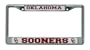 Oklahoma Sooners Chrome Frame