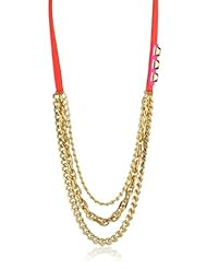 Ted Rossi "Resort" Python Strap Chains Necklace