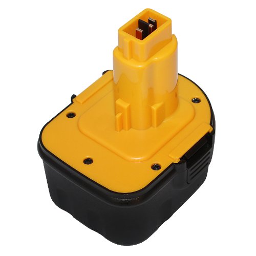  Floureon® [12V 3000mAh NI-MH] DE9071 Replacement Power Tools Battery for Dewalt 152250-27, 397745-01, DC9071, DE9037, DE9071, DE9074, DE9075, DE9501, DW9071, DW9072 DW051K DC540 2802K 2812B 2832K(Cordless Saws) (Black) 