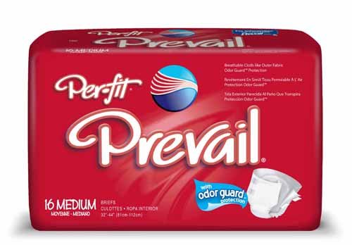 Per Fit Adult Briefs Medium 16 Count Pack of 6