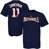 Ryan Zimmerman Washington Nationals Name and Number T-Shirt (XX-Large)