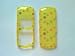 Yellow Clear Flower Design Faceplate for Motorola C650 cell phone