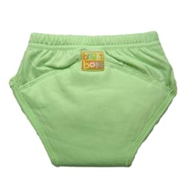 Bright Bots NEW Washable Potty Training Pants with PUL Lining - Pale Green size Extra Large (upto approx. 36 months)