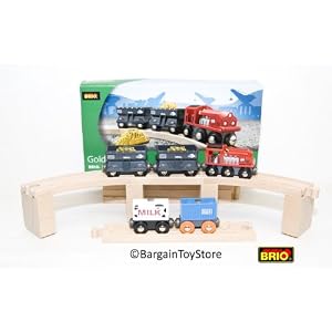 BRIO: Gold Train with BONUS Extra Freight Carriages by 