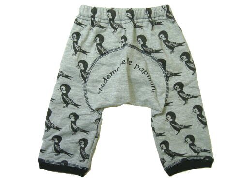 Mademoiselle papillon 3/4 length Swallow monkey pants