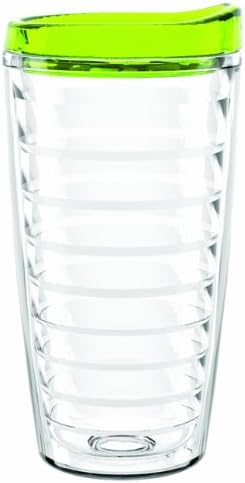 Quench Tritan USA Insulated Tumbler, Lime Lid, 16 oz, 4 Pack