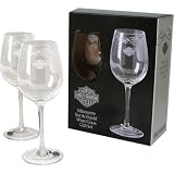 Harley-Davidson Wine Glass Set