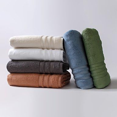 100% Cotton untwisted Bath Towel(Assorted Colors) , Beige
