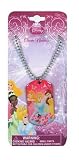 Disney Princess Pink Metal Dogtag Charm Necklace