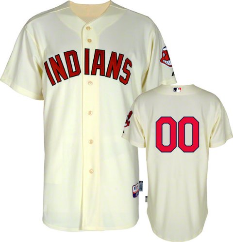 Cleveland Indians Jersey: Any Player Alternate Ivory Authentic Cool Baseâ