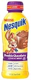 Nestle Nesquik Flavored Milk, Double Chocolate (1%), 16-Ounce Bottles (Pack of 12)