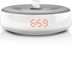Philips Fidelio DS1100 Speaker Dock with Clock for iPod/iPhone (White)