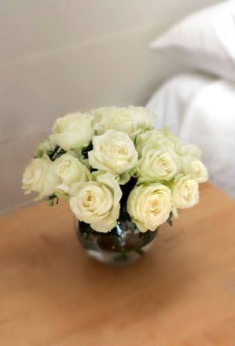 Simply Elegant by Organic Bouquet-White Roses