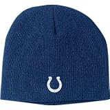 NFL Men's End Zone Uncuffed Knit Hat - K173Z (Indianapolis Colts, One Size Fits All)