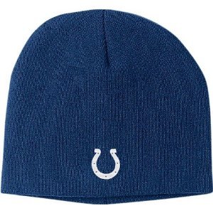 NFL Men's End Zone Uncuffed Knit Hat - K173Z (Indianapolis Colts, One Size Fits All)