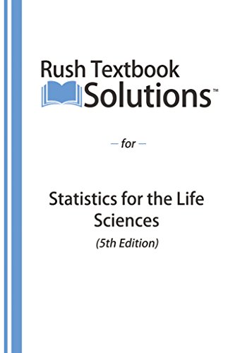 Rush Textbook Solutions™ for Statistics for the Life Sciences (5th Edition)