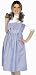 ALL NEW Young Women/Women Traditional Dorothy Costume (shoes, basket & stkgs available separately)