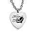 Always with You Urn Necklace Pendant with Funnel Kit Cremation Ashes (Heart Pendant)