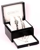 Citron Ladies Watch Gift Set with Bracelet,Necklace and Ring