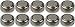 HS -AG4  Alkaline Button Cell pack of 10 Replaces SR626SW, SR66, SR626, SB-AW, 280-39, BA, V377, D377, 606, S626E, GP377, AG4, 377 for Calculator Watch, Camera Light and Clock