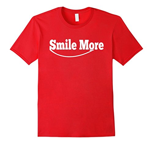 Men’s Smile more shirt  Small Red