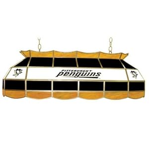Trademark NHL Pittsburgh Penguins Stained Glass 40-inch Lighting Fixture