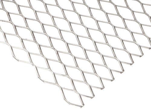304 Stainless Steel Raised Expanded Sheet, Unpolished (Mill) Finish, 48