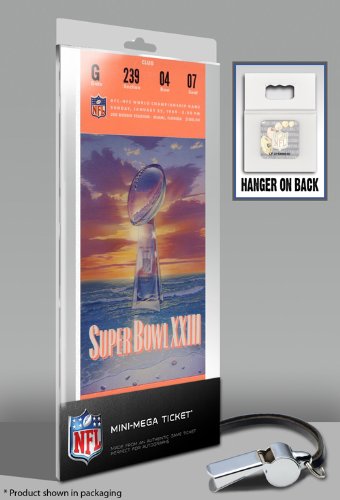 Super Bowl XXIII (23) Mini-Mega Ticket