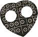 Wood Sarong Ties - Heart