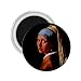 Girl with a Pearl Vermeer Refrigerator Magnet