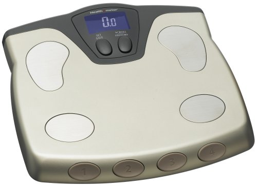 Health o Meter BFM588DQ-81 Body Fat and Hydration Percentage Fitness Scale, Champagne, (Weighs up to 375lbs)