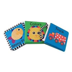 Sassy 3 Pack Newborn Developmental Book set: Baby