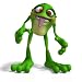 Cartoon Frog with Funny Face.contains Clipping Path - 18