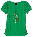 Baby Phat Girls 2-6x Short Sleeve Sequin Logo Tee