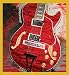 Red Guitar Bookmark Image